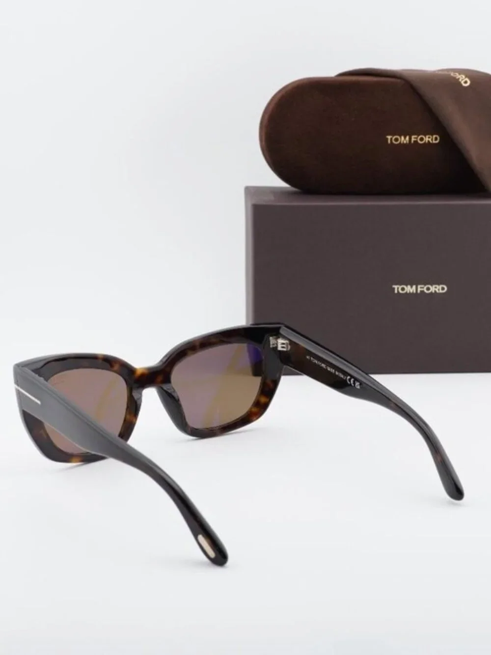 Tom Ford Athena FT1190 52H Cat Eye Sunglasses - Havana\Brown Polarized